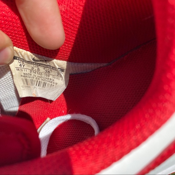 Nike Air Force 1 Low Red/White Rare - Picture 2 of 5